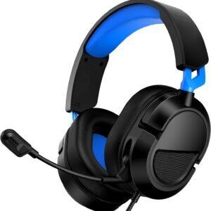 PS5 Gaming Headset with 7.1 Surround Sound, Noise-Cancelling Mic, Comfortable Wear – Compatible with PS5, PS4, Xbox, PC & More